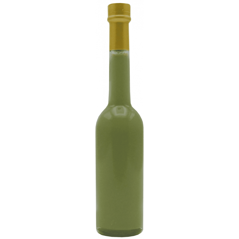 60 Bomboniere crema di pistacchio - bottiglie mignon 0.10 lt. - Mini bottiglie di liquore artigianale idea per bomboniere di matrimonio o cerimonie