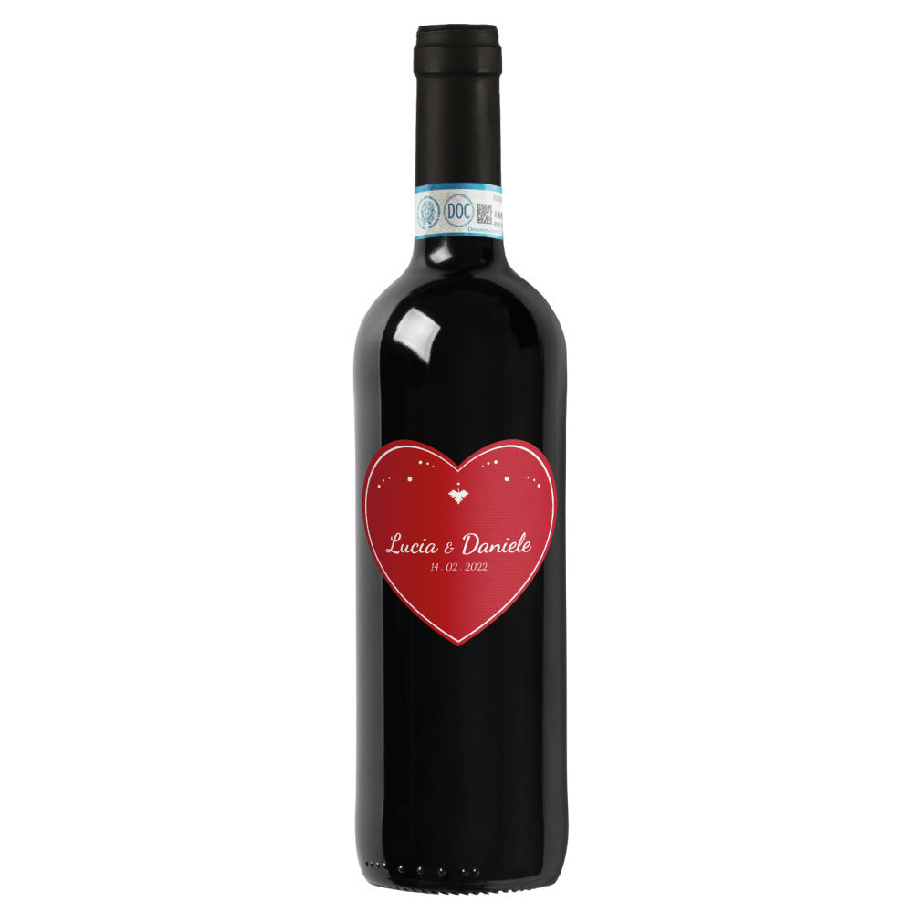 Bottiglia personalizzata per San Valentino - Rosso di Montalcino - 1