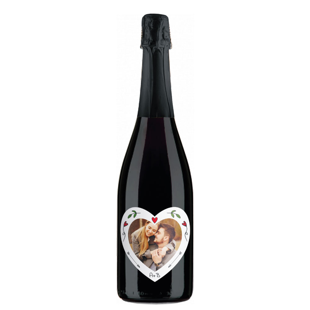 Bottiglia di Prosecco personalizzato - idea regalo per San Valentino - 1