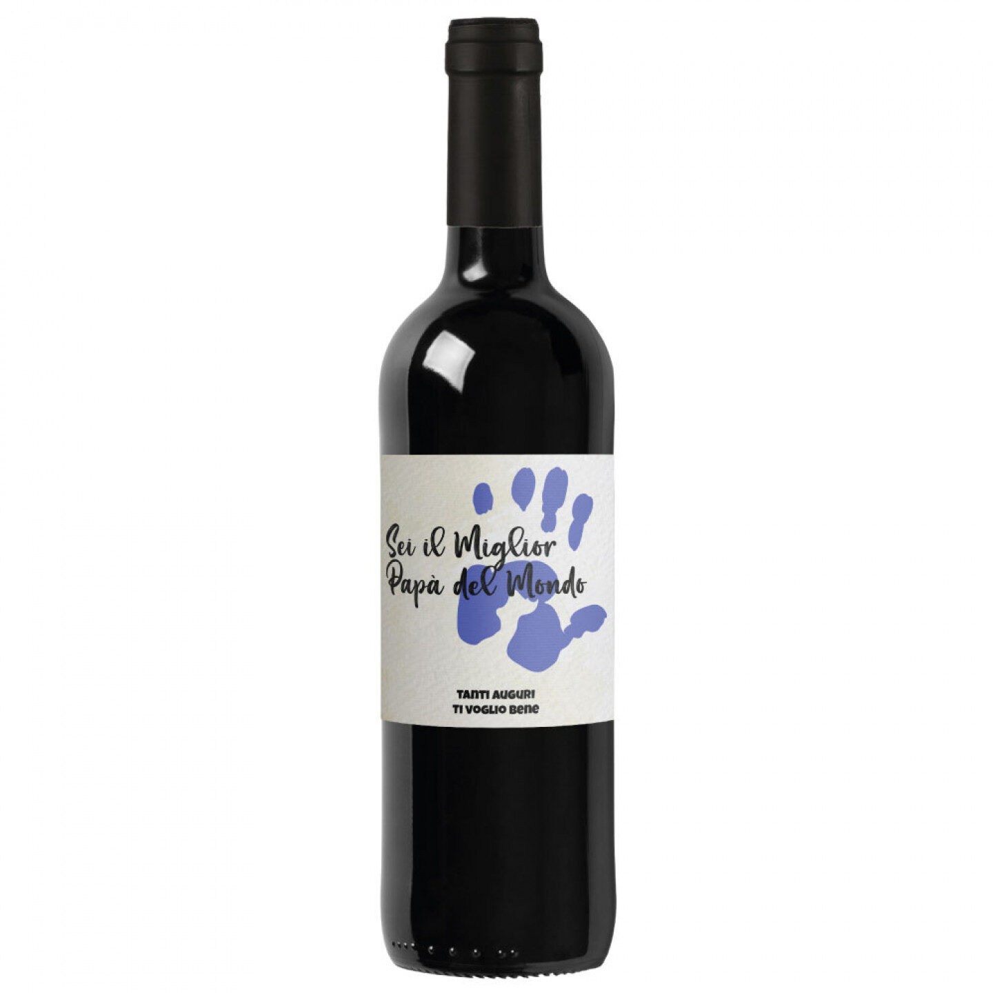 Merlot DOC - Bottiglia personalizzata per la festa del papà - 1