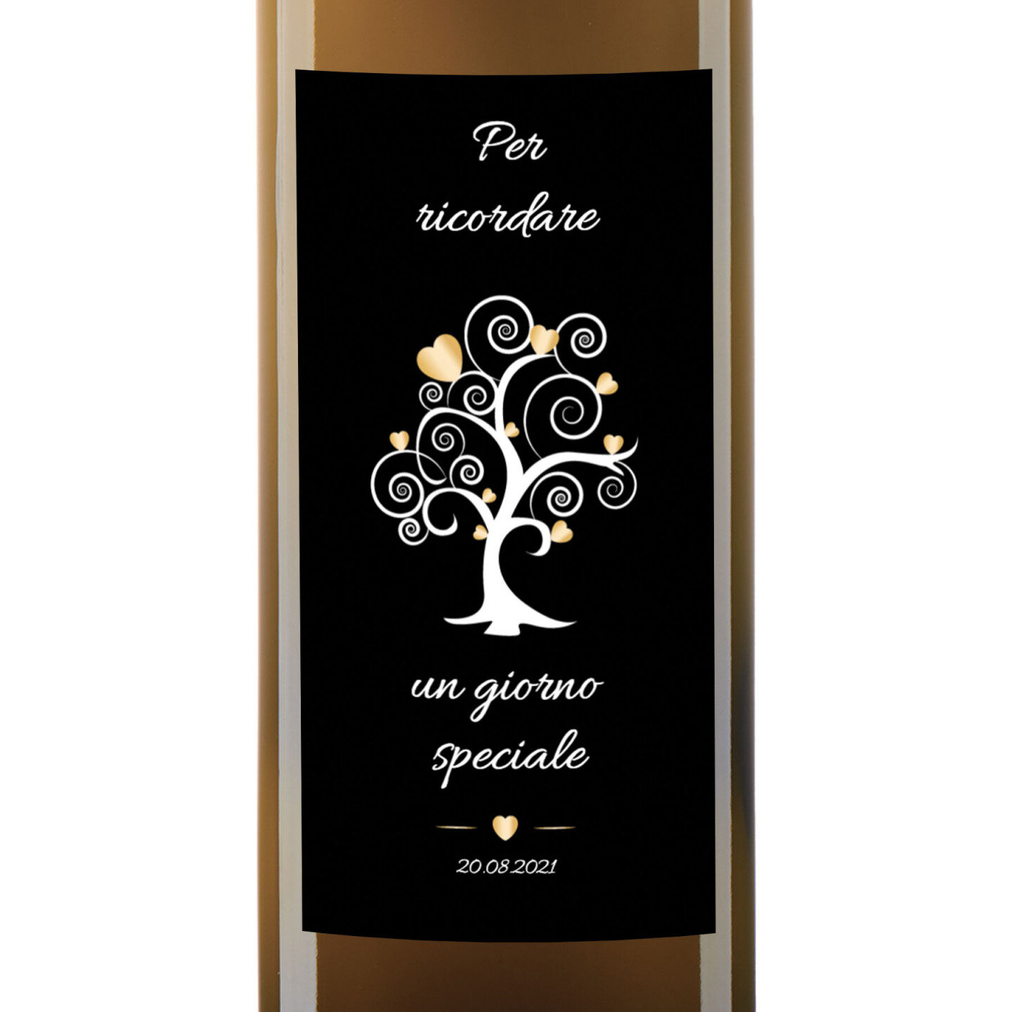 48 bottiglie 0.25 lt. - Olio Extra Vergine di Oliva - Bomboniere personalizzate per matrimonio - 1