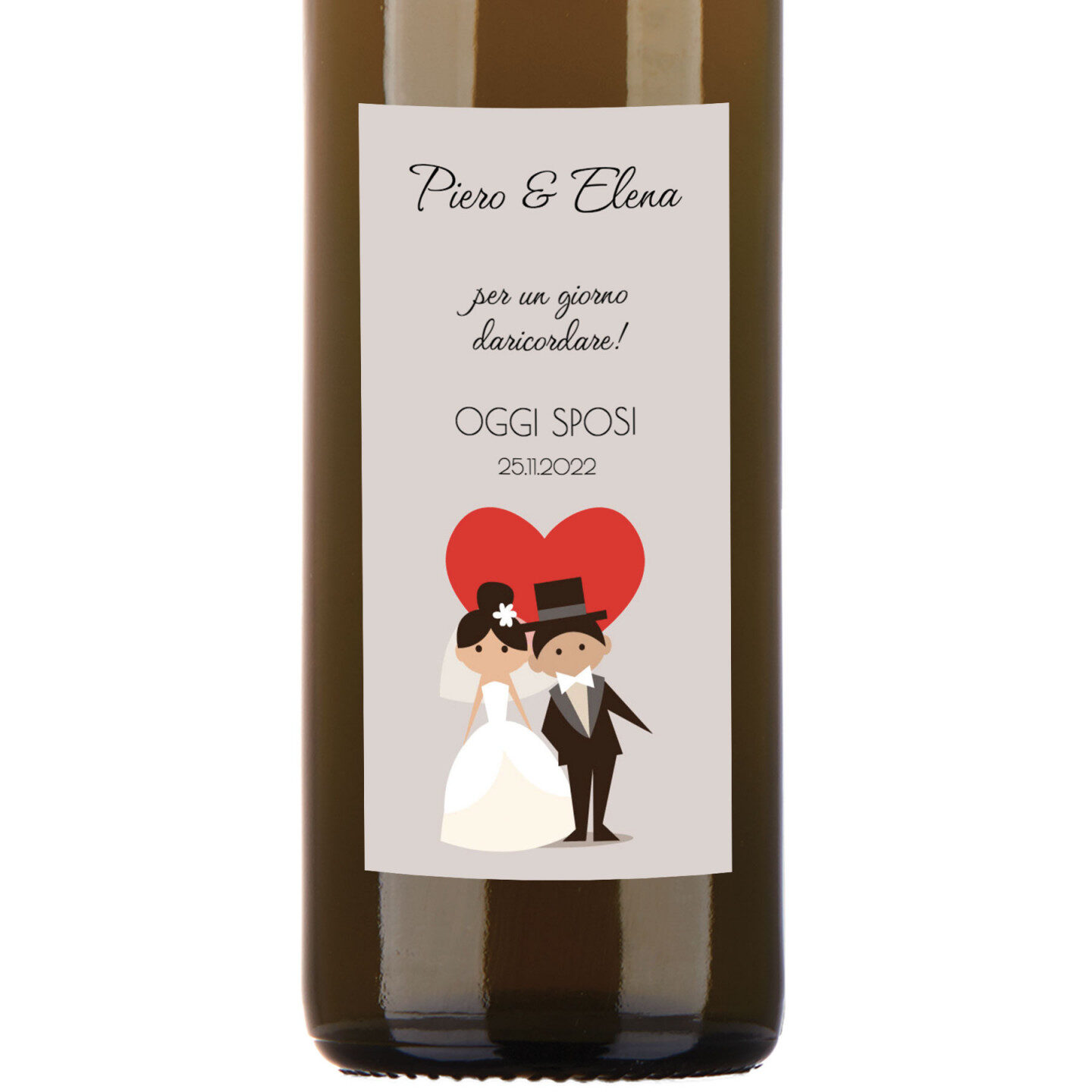 48 bottiglie 0.10 lt. - Olio Extra Vergine di Oliva - Bomboniere personalizzate per matrimonio - 1