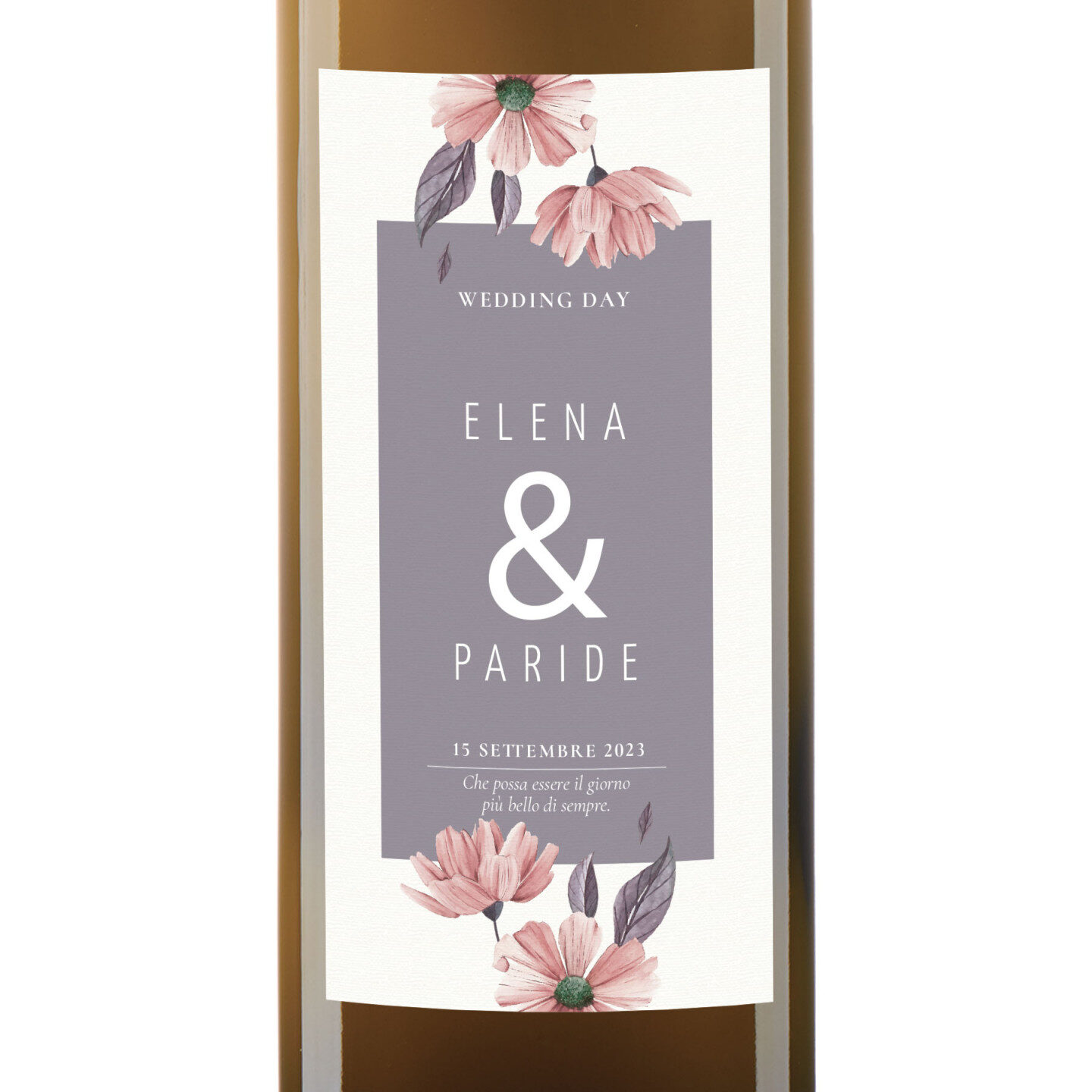 48 bottiglie 0.25 lt. - Olio Extra Vergine di Oliva - Bomboniere personalizzate per matrimonio - 1