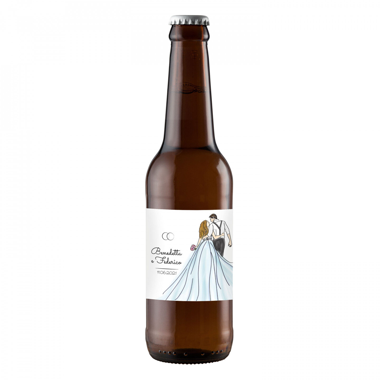 24 Birra Artigianale Pale Ale - Bomboniere personalizzate - 0.33 lt. - 2
