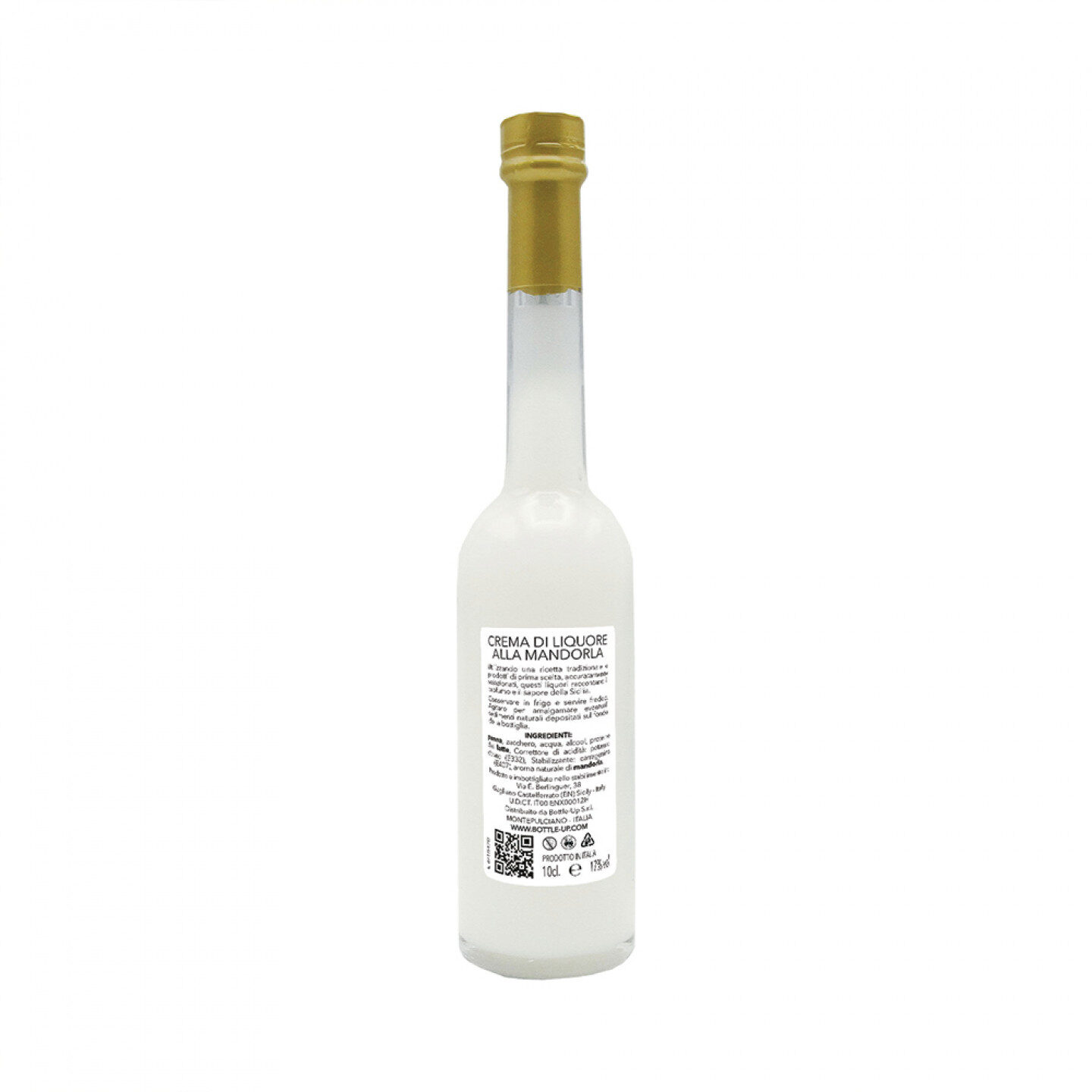 24 Bomboniere crema di mandorla - bottiglie mignon 0.10 lt. - Mini bottiglie di liquore artigianale idea per bomboniere di matrimonio o cerimonie - 2