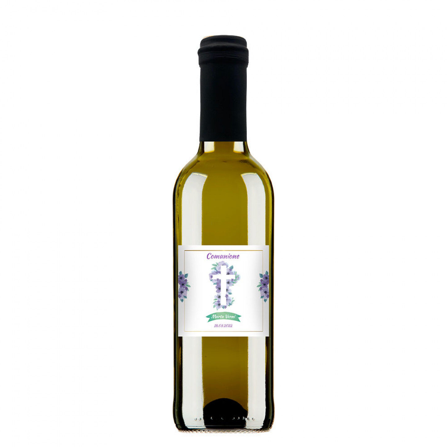 42 Bottiglie vino Chardonnay IGT personalizzato per Comunione - 2