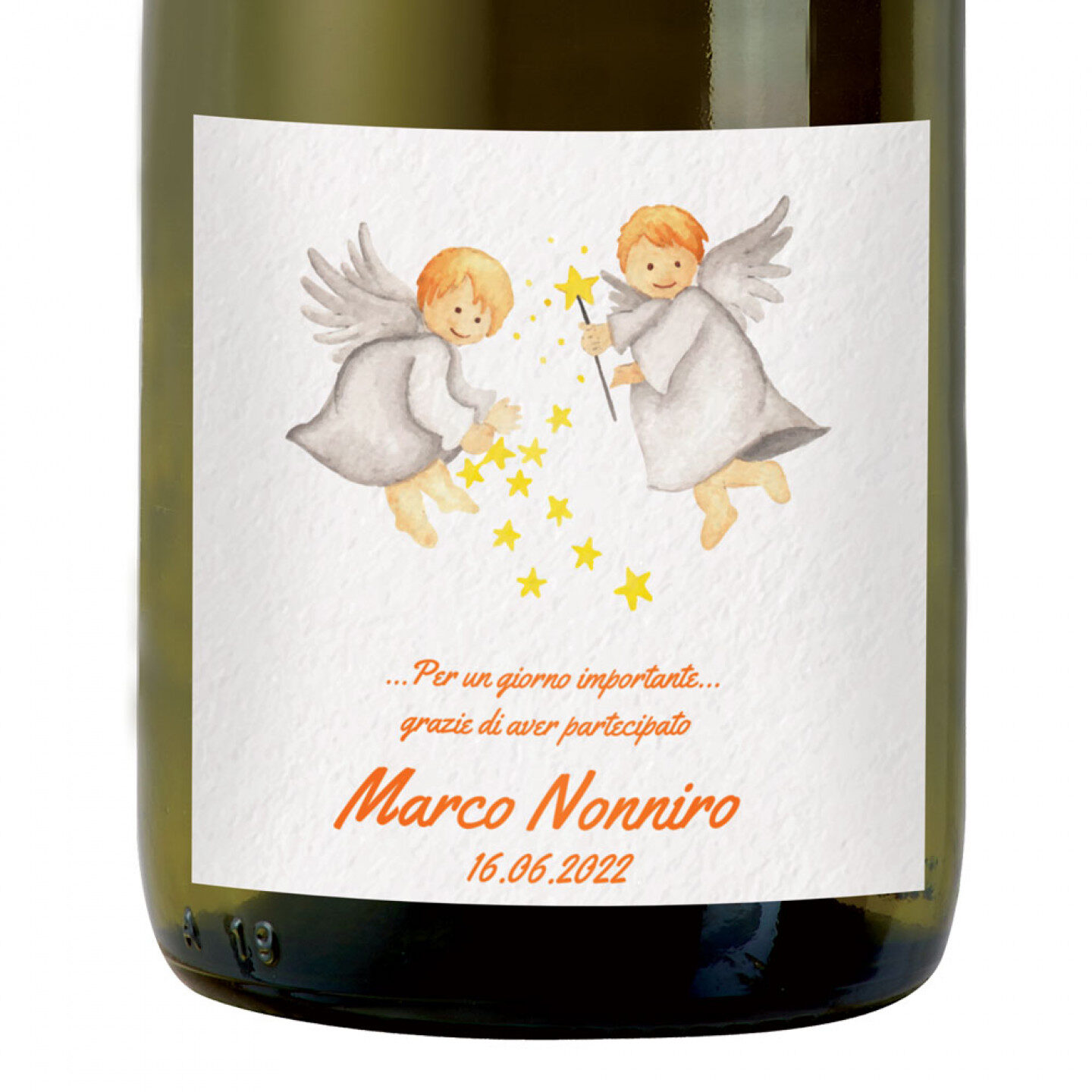 24 Prosecco mignon personalizzato per Cresima - 0.20 lt. - bomboniere cresima - 1