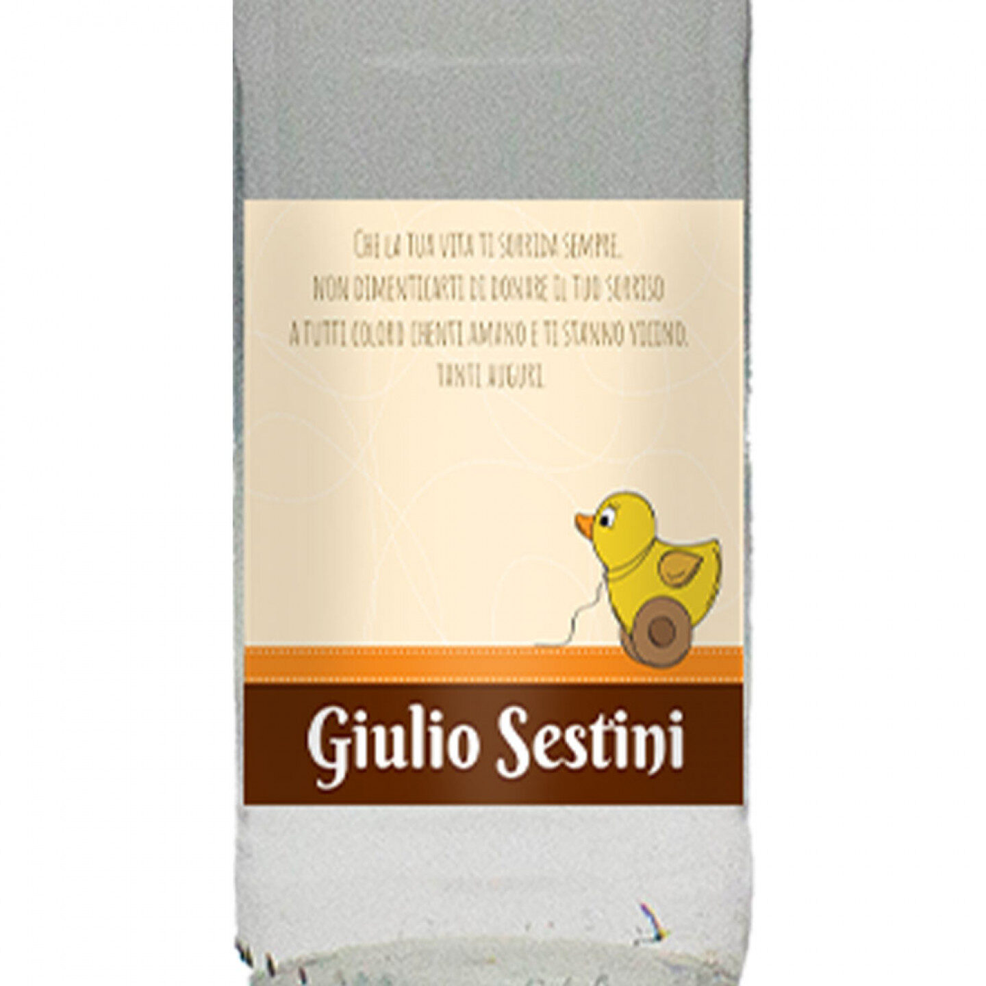 6 Bottiglie personalizzate - Acqua Tonica - Bomboniere per battesimo - 1