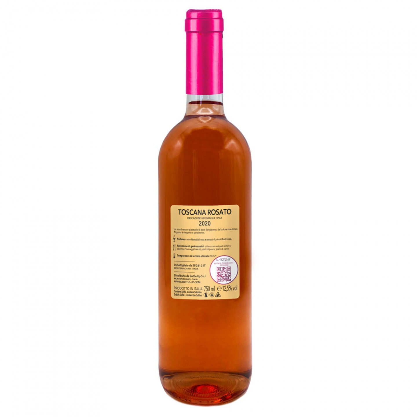Vino Rosé - Bottiglia personalizzata per la madrina del battesimo - 2