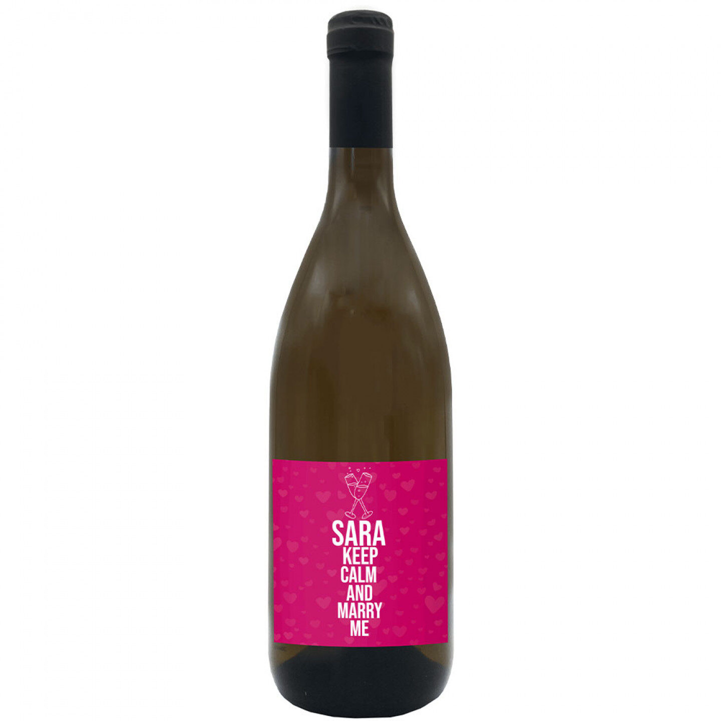 Bottiglia personalizzata per proposta di Matrimonio - 1