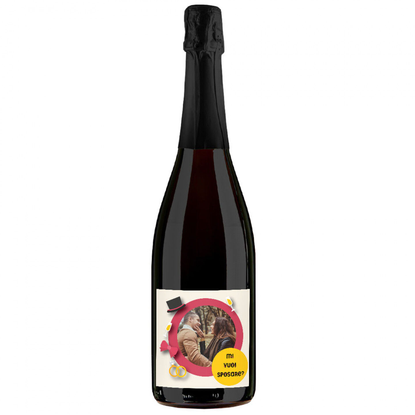 Prosecco Extra Dry MAGNUM - Bottiglia personalizzata per proposta di Matrimonio - 1