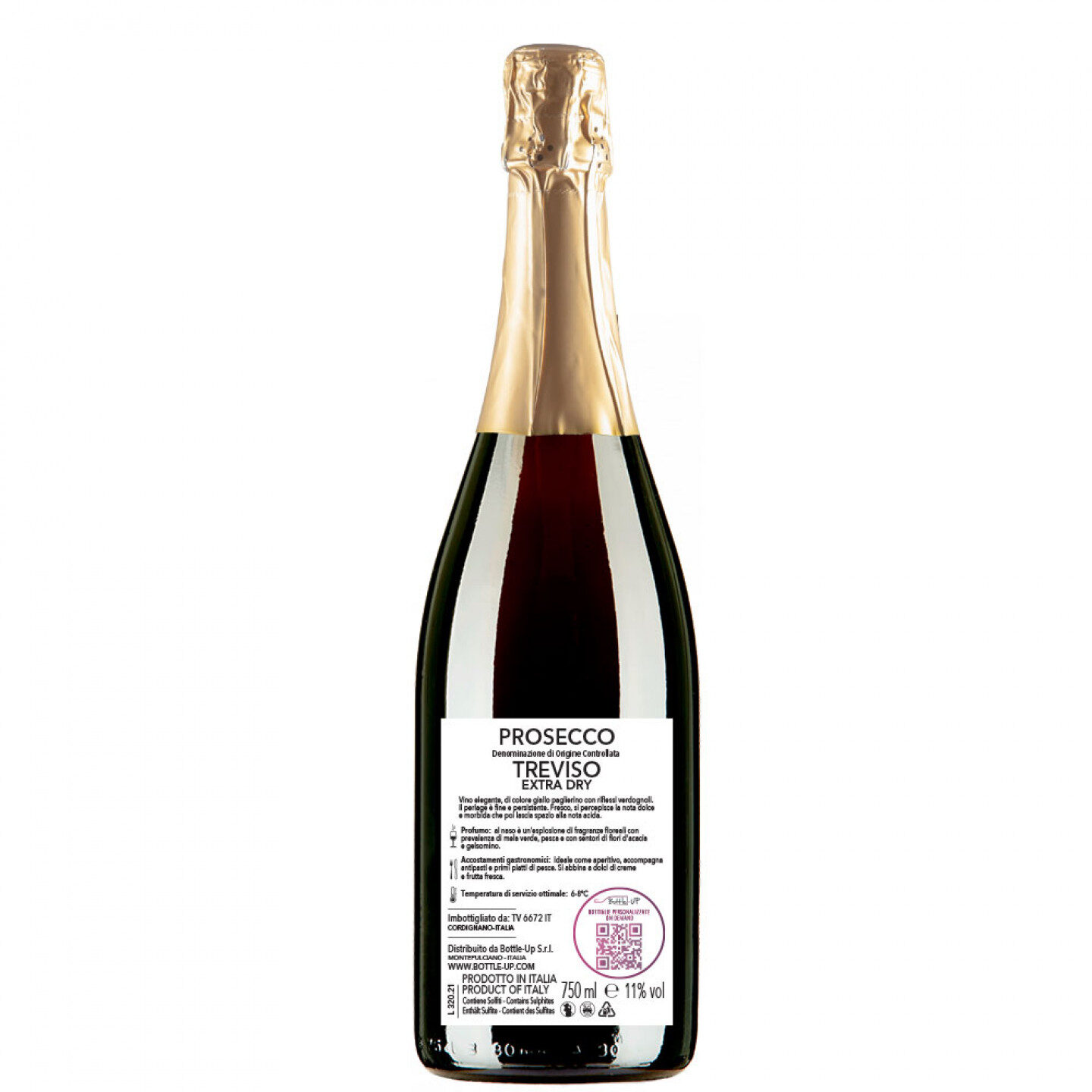 Prosecco DOC - Bottiglia personalizzata idea regalo Pensione - 2