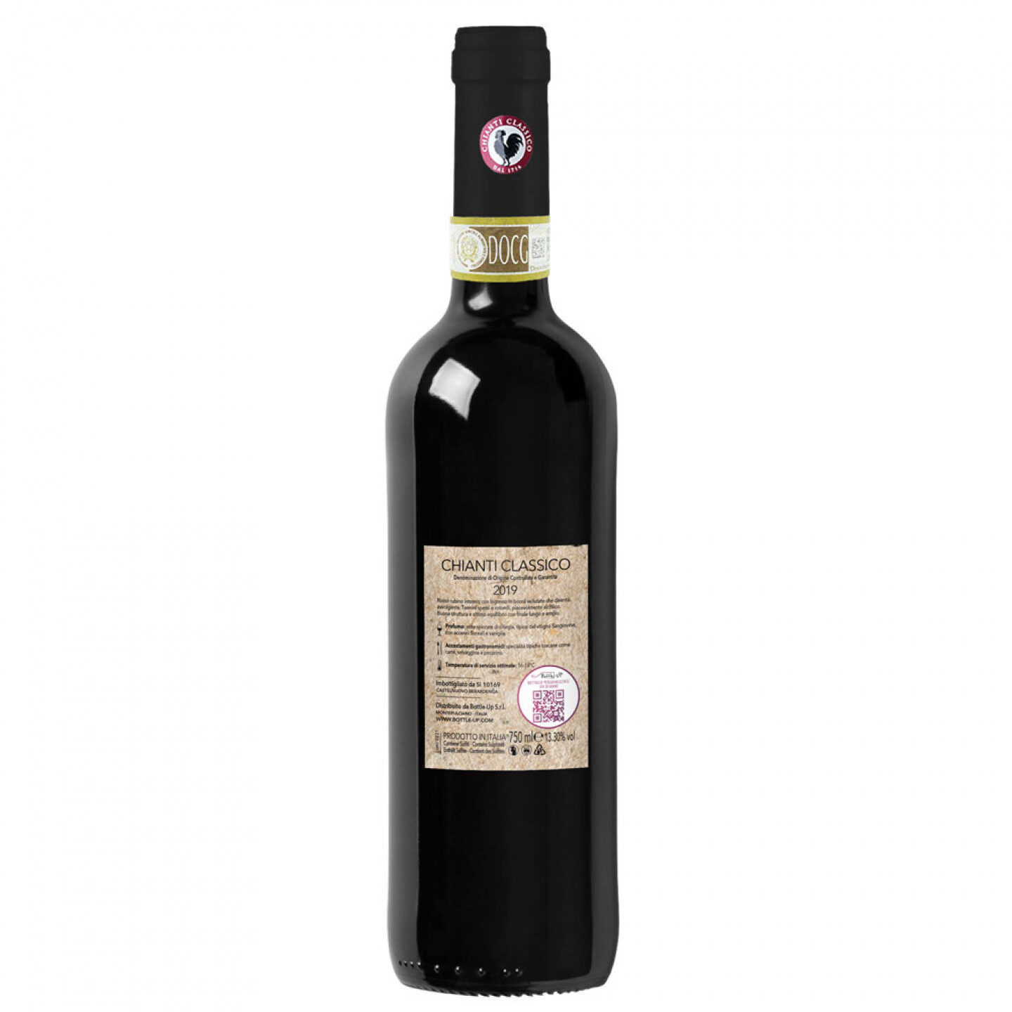 Chianti Classico DOCG -  bottiglia personalizzata idea regalo Pensione - 2