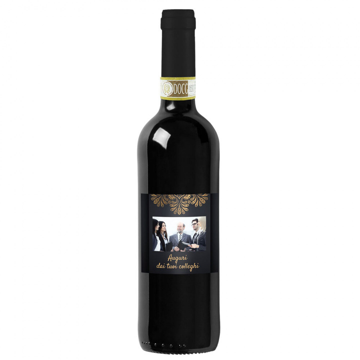 Brunello di Montalcino - Bottiglia personalizzata per regalo pensionamento - 1