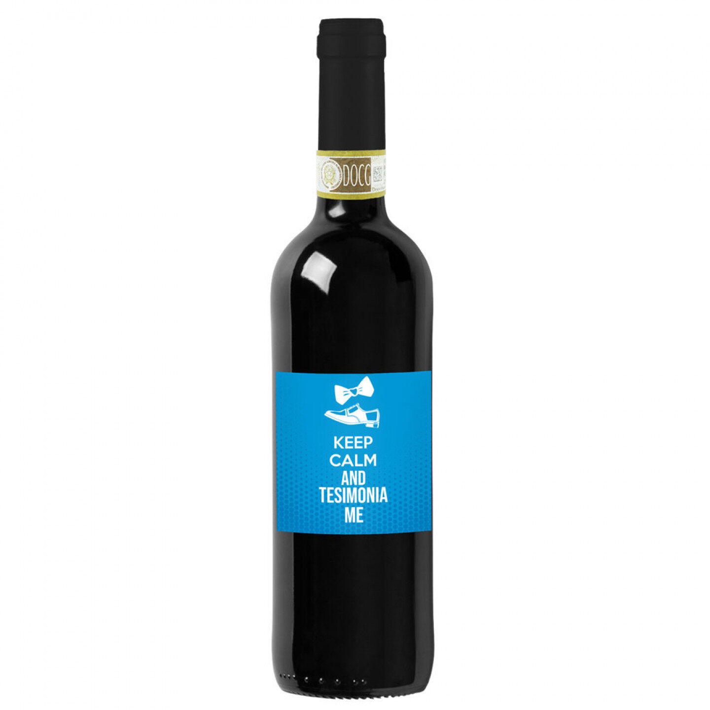 Chianti Classico DOCG -  bottiglia personalizzata idea regalo Testimoni nozze - 1