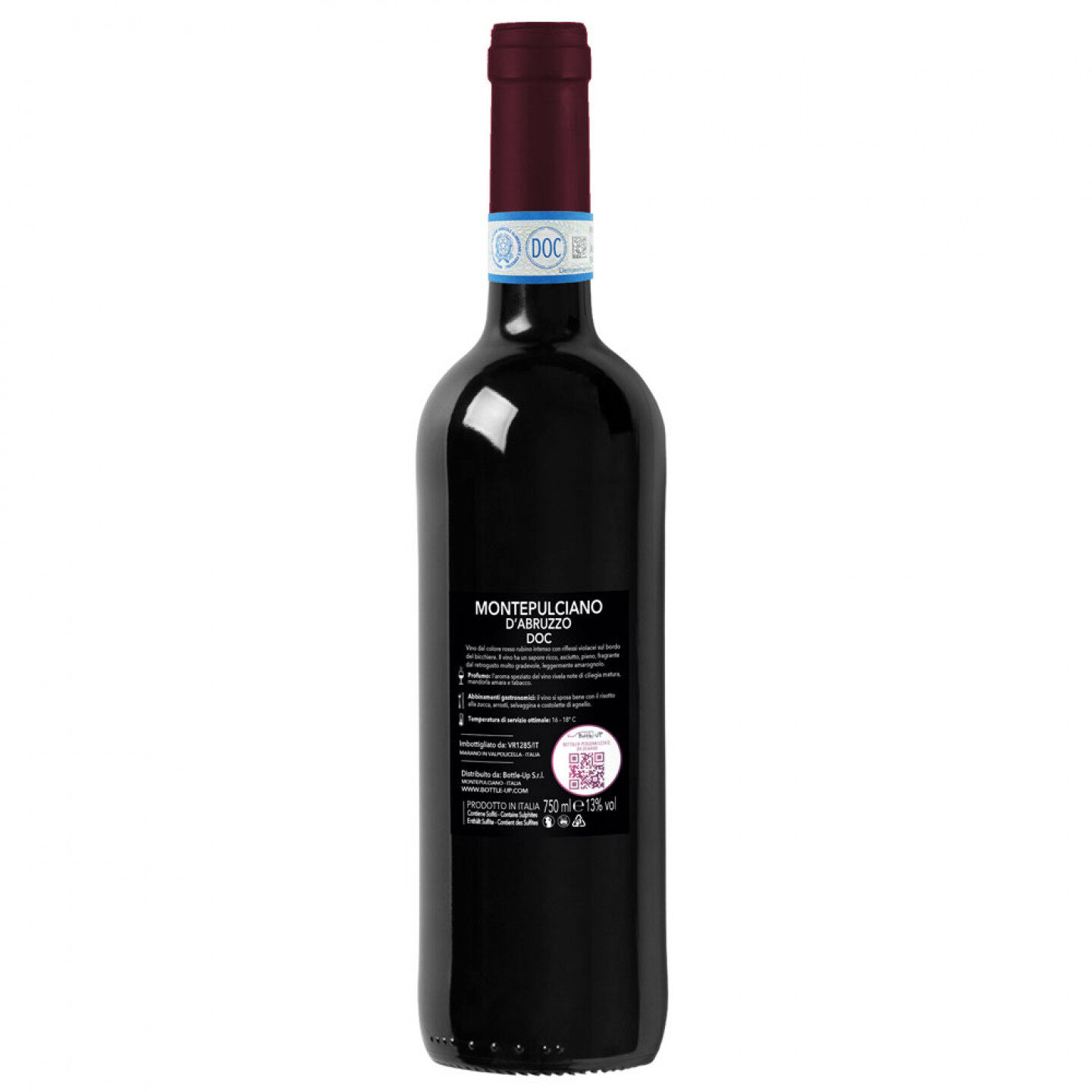 Montepulciano d'Abruzzo DOC -  bottiglia personalizzata idea regalo Testimoni nozze - 2