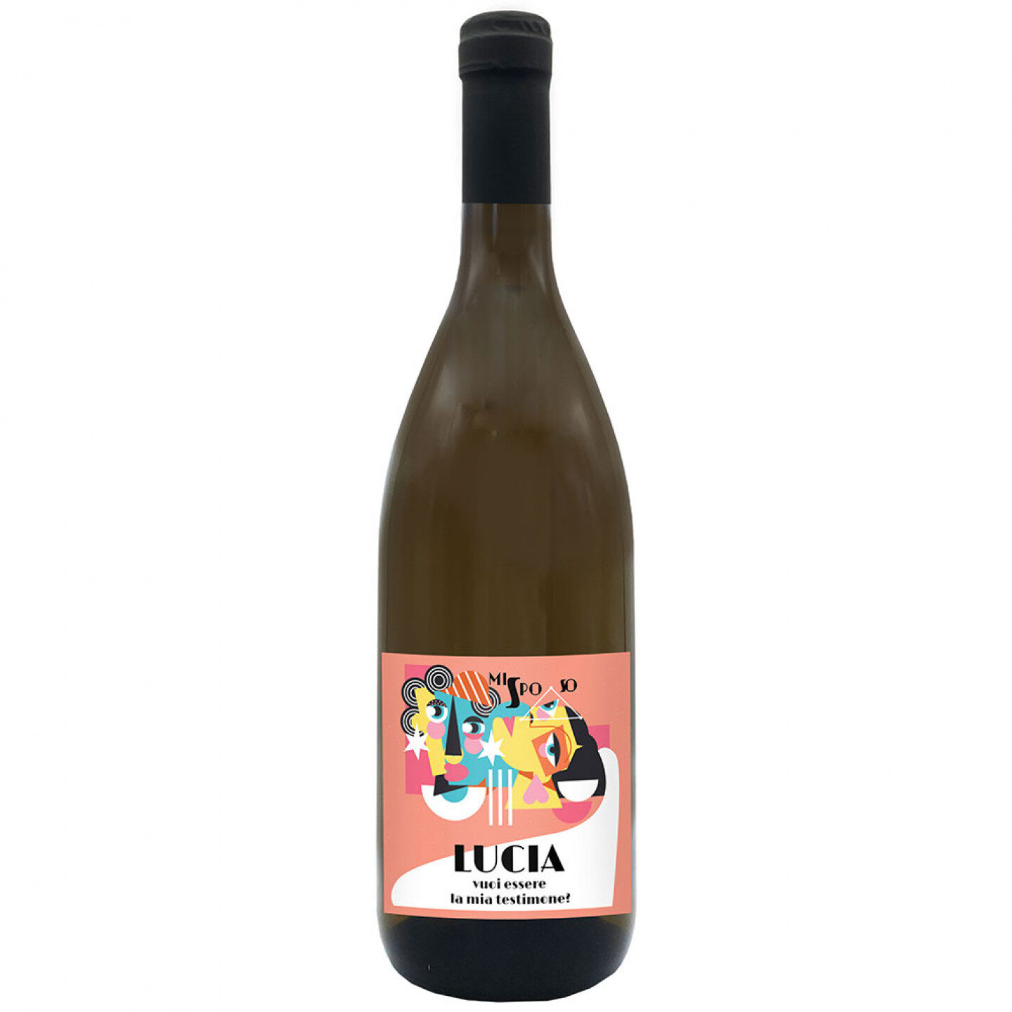 Bottiglia personalizzata idea regalo Testimoni di Nozze - 1