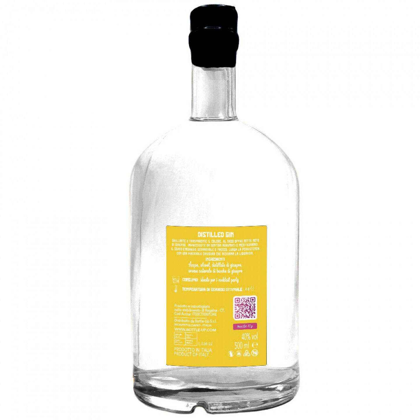 Gin personalizzato - Regalo speciale con dedica personalizzata in etichetta. Originale idea regalo. - 2