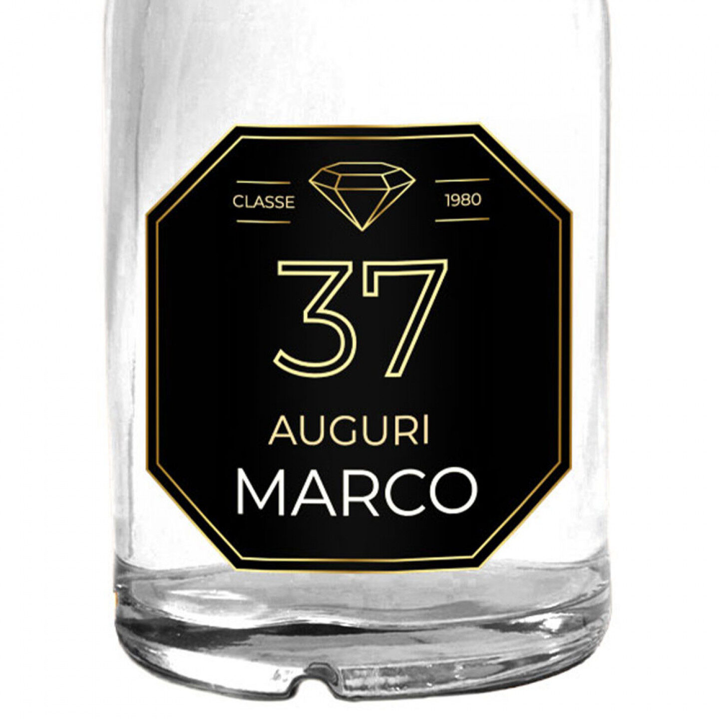 Gin Personalizzato - Idea Regalo originale per compleanno con dedica personalizzata - 1