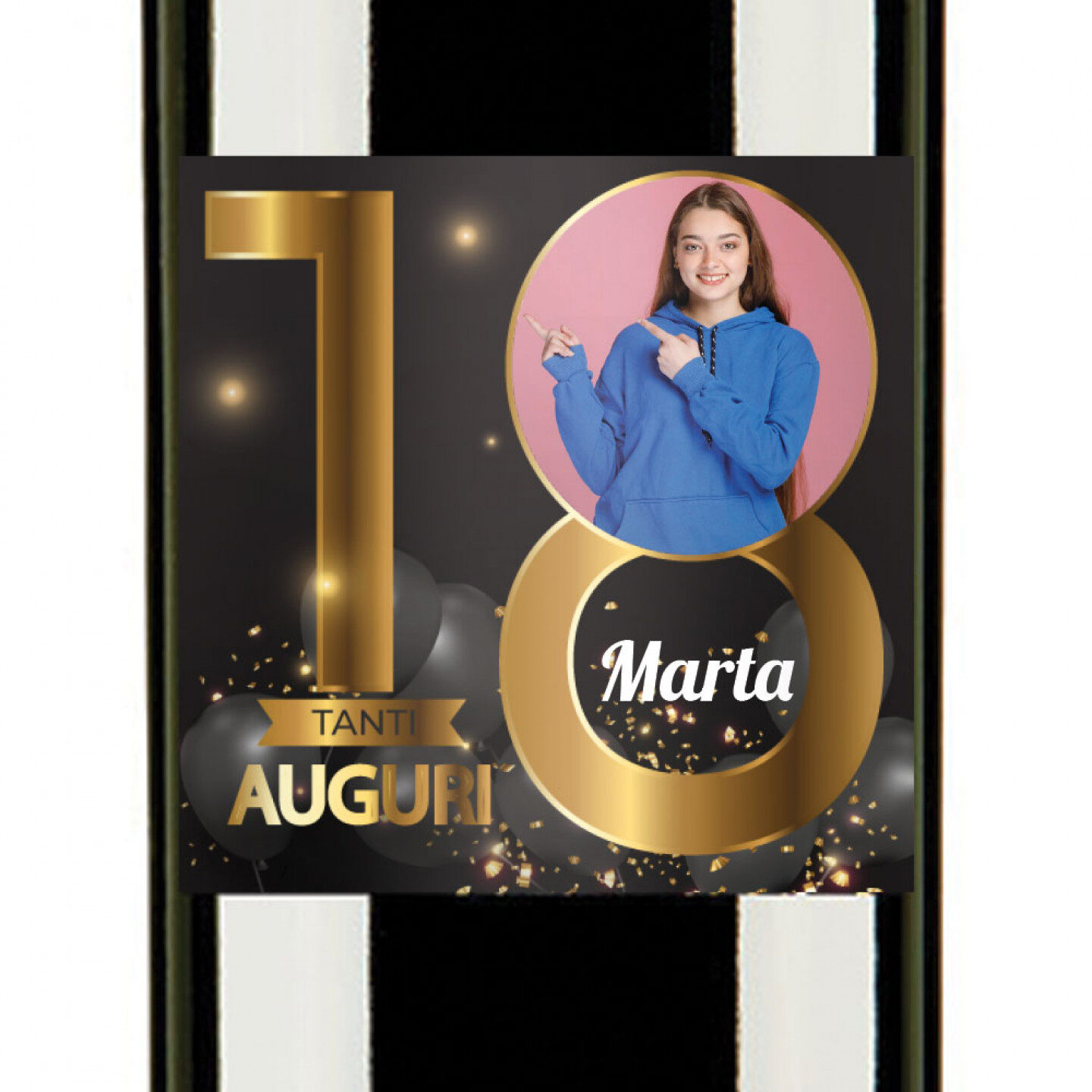 36 Bomboniere compleanno 18 anni - Chianti DOCG 0.375 lt. - 1