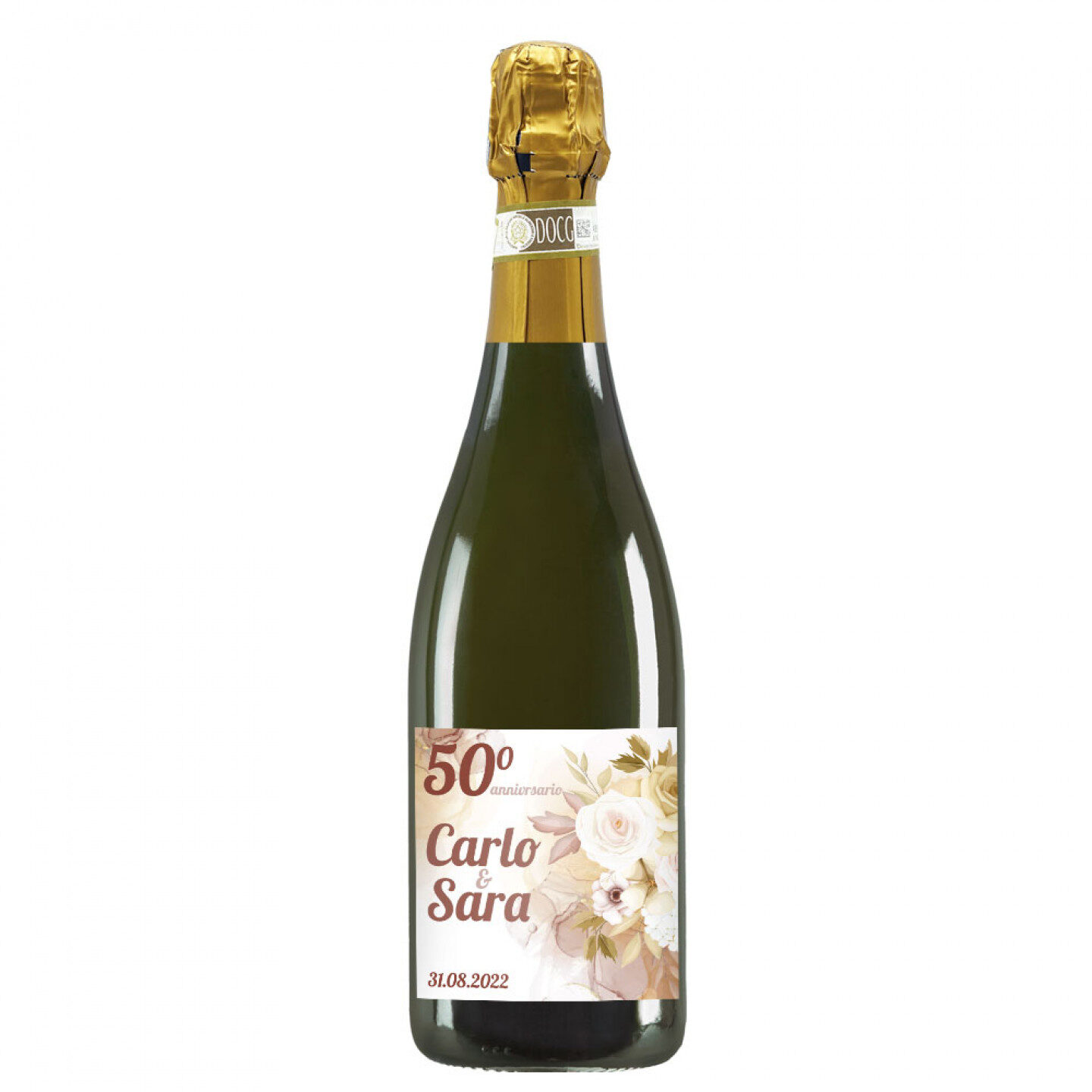 Spumante Dolce - Bottiglia personalizzata per anniversario - 1