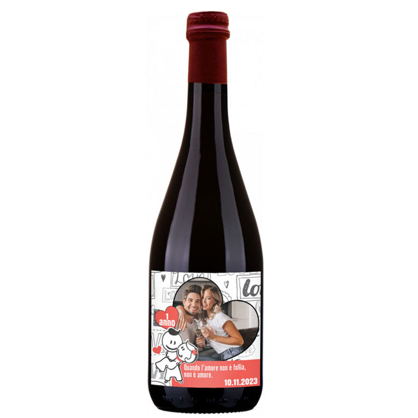 Bottiglia personalizzata per anniversario - Amber Ale - 1