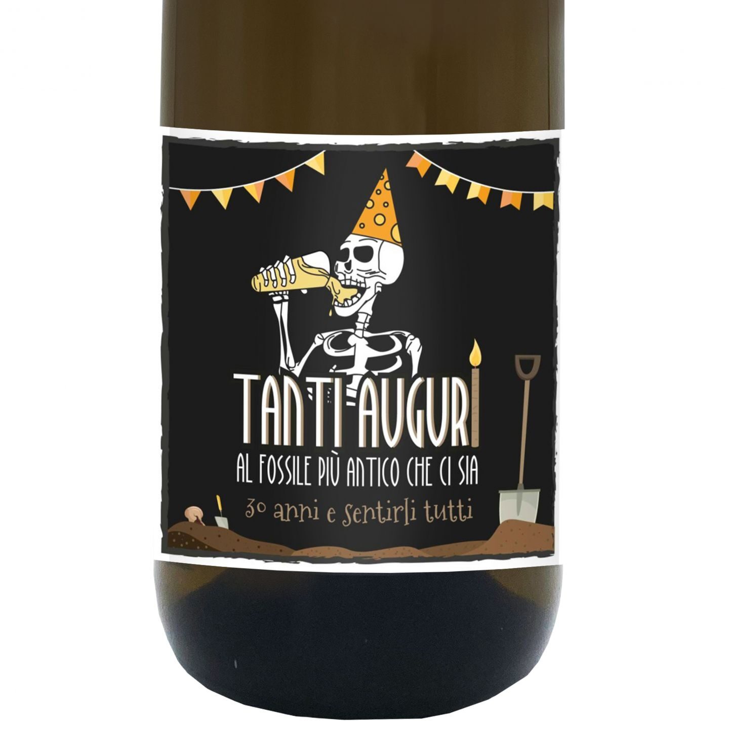 Vino personalizzato con cassetta in legno - 1