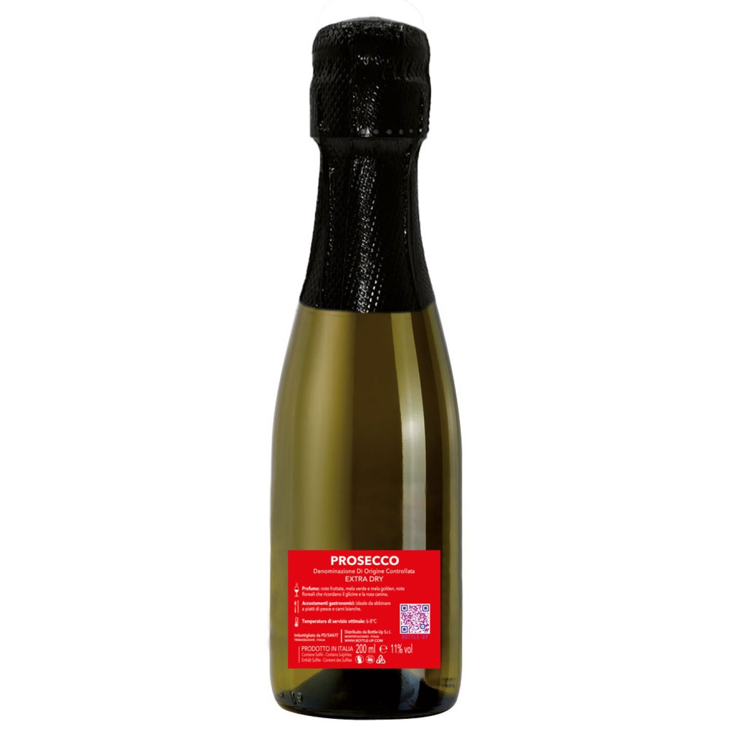6 Prosecco Mignon personalizzato per San Valentino - 3