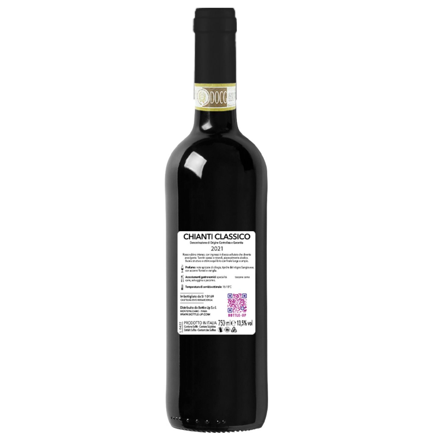 Chianti Classico DOCG -  bottiglia e cassetta in legno per San Valentino - 4