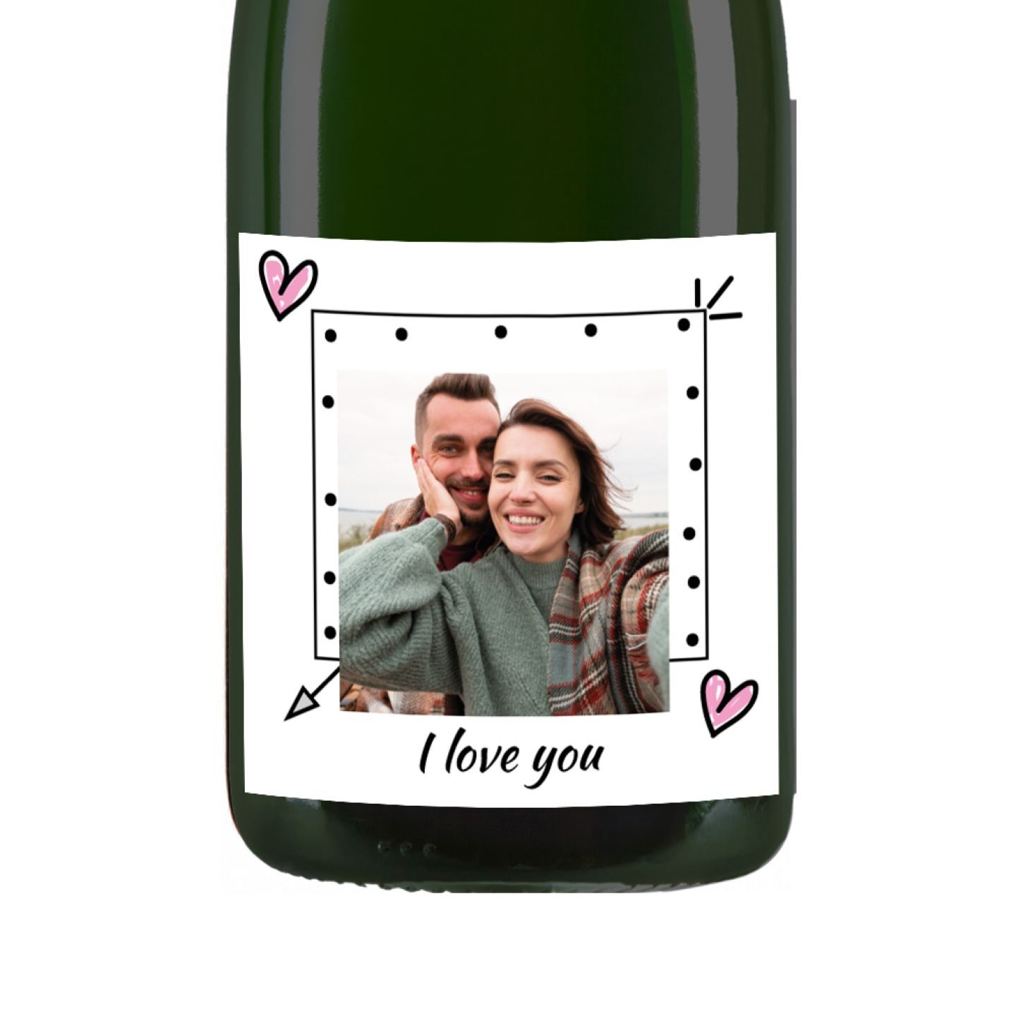Prosecco DOC - Bottiglia personalizzata e cassetta per San Valentino - 2
