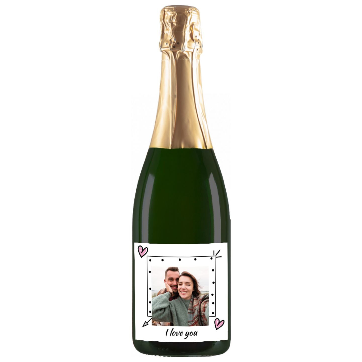 Prosecco DOC - Bottiglia personalizzata e cassetta per San Valentino - 3