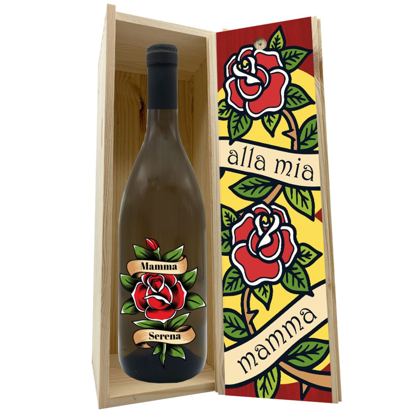 Gewürztraminer con cassetta personalizzata per la festa della mamma - 1