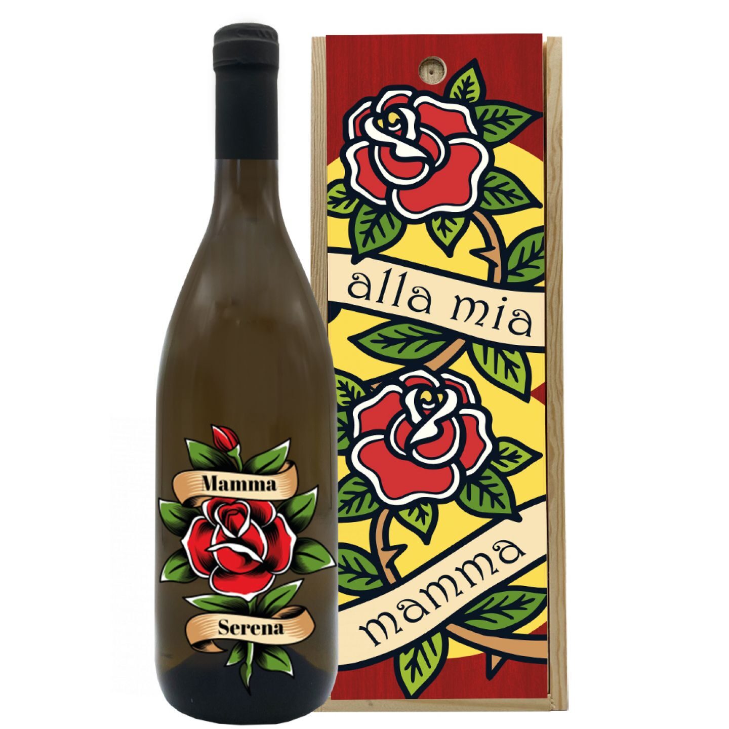 Gewürztraminer con cassetta personalizzata per la festa della mamma - 2