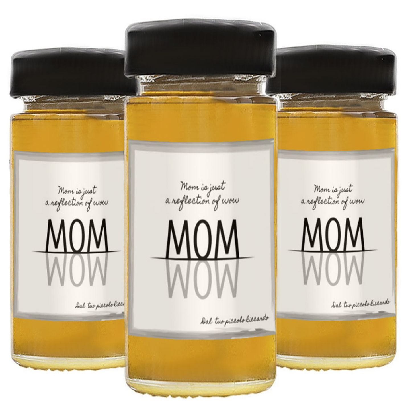 Miele personalizzato con confezione per la festa della mamma - 3