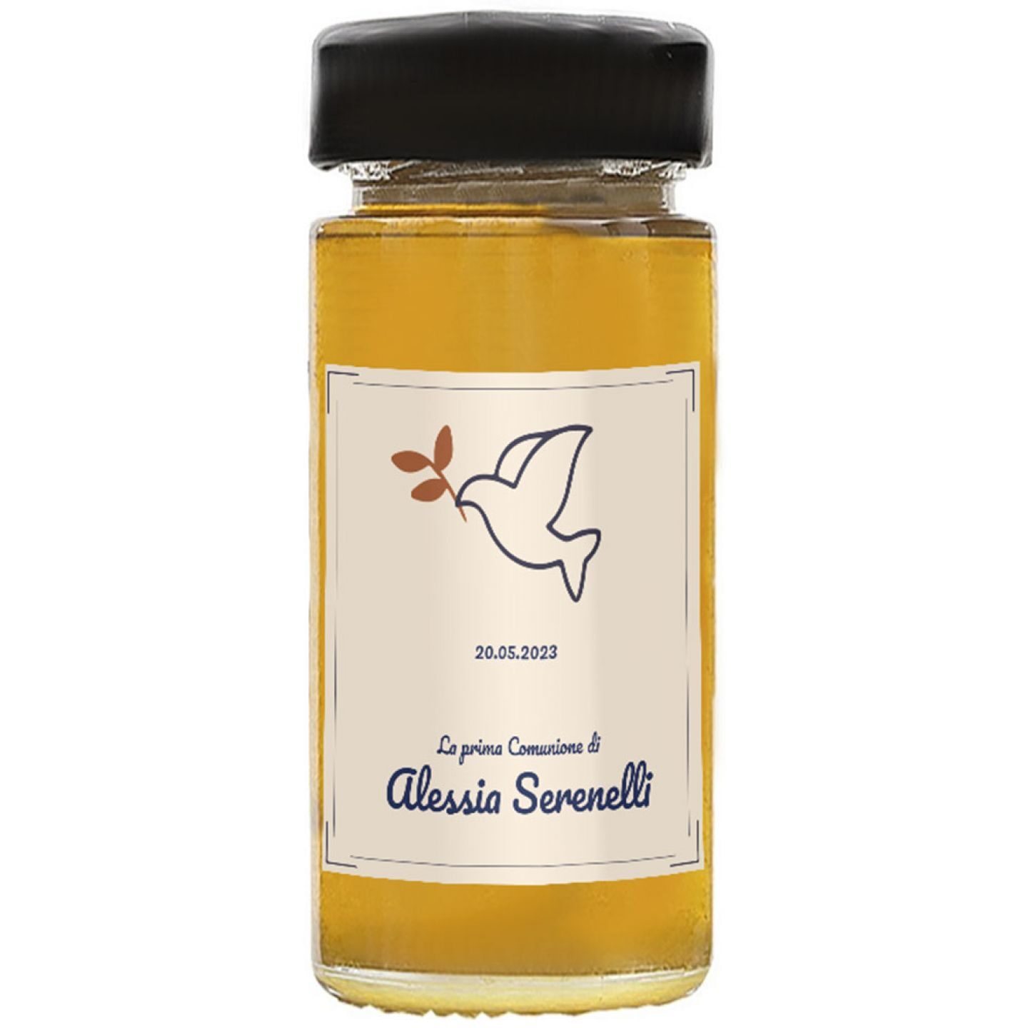 12 Bomboniere miele comunione - vasetto miele millefiori 135g. - 1
