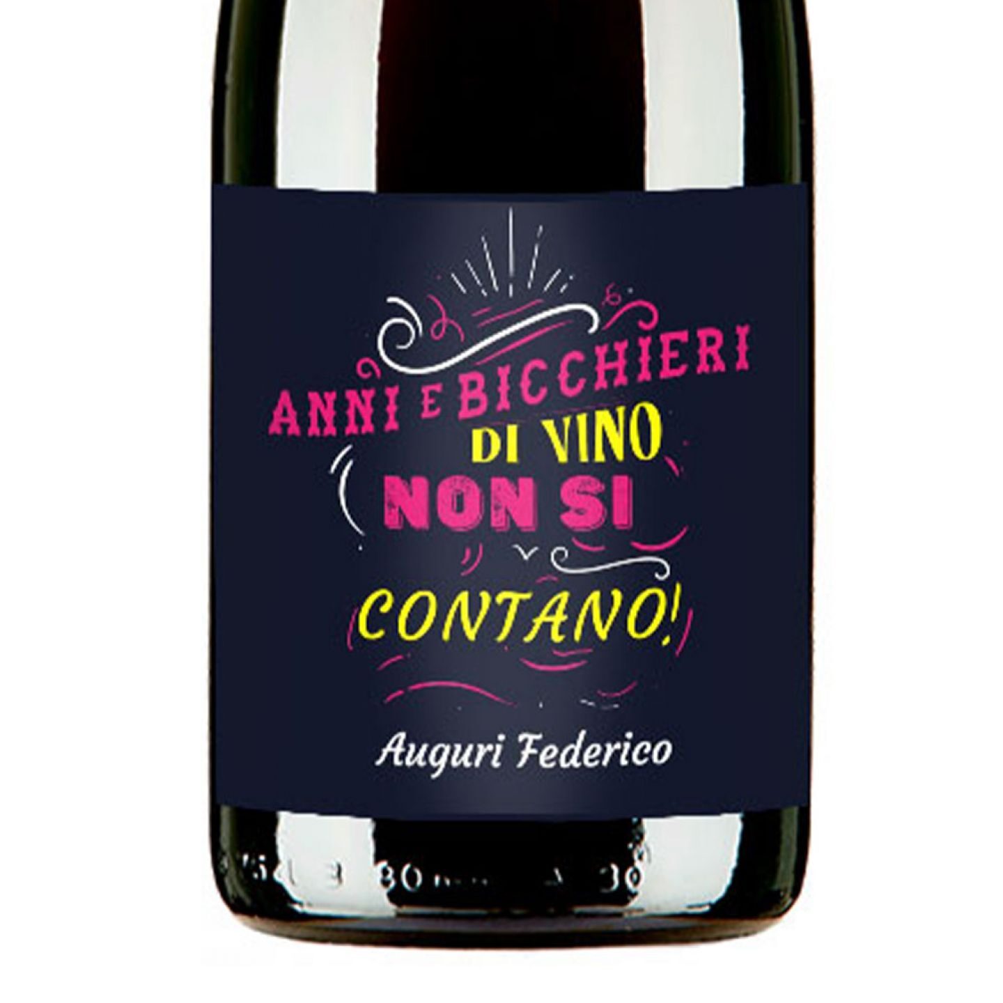 Prosecco DOC - Bottiglia personalizzata e cassetta per regalo di compleanno - 2