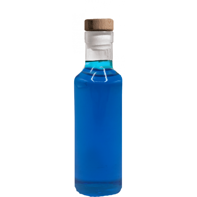 12 Bomboniere Blue Dry Gin - bottiglie mignon 0.10 lt. - mini bottiglie di Gin aromatizzato idea per bomboniere cresima