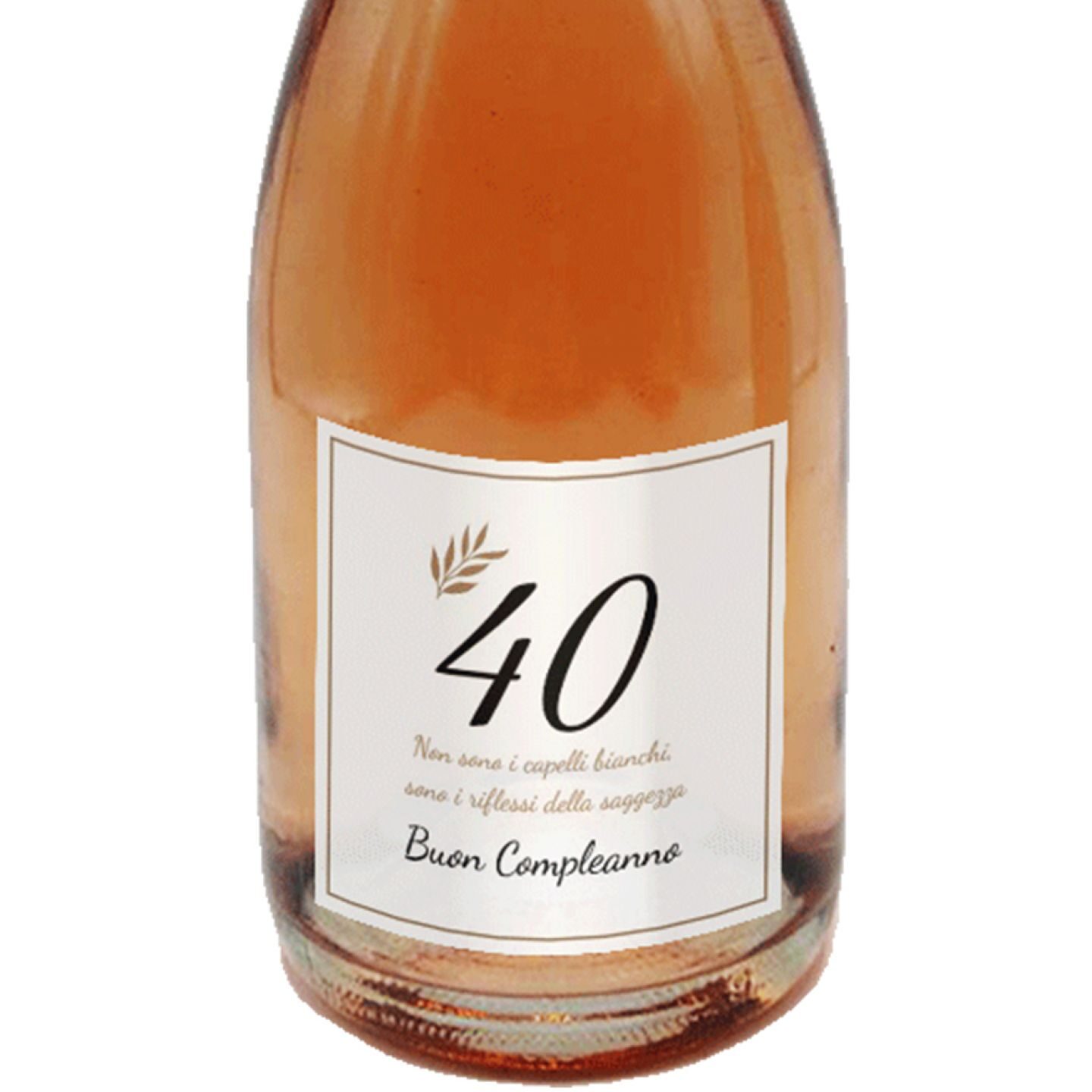 Prosecco DOC - Bottiglia personalizzata e confezione per regalo di compleanno - 3