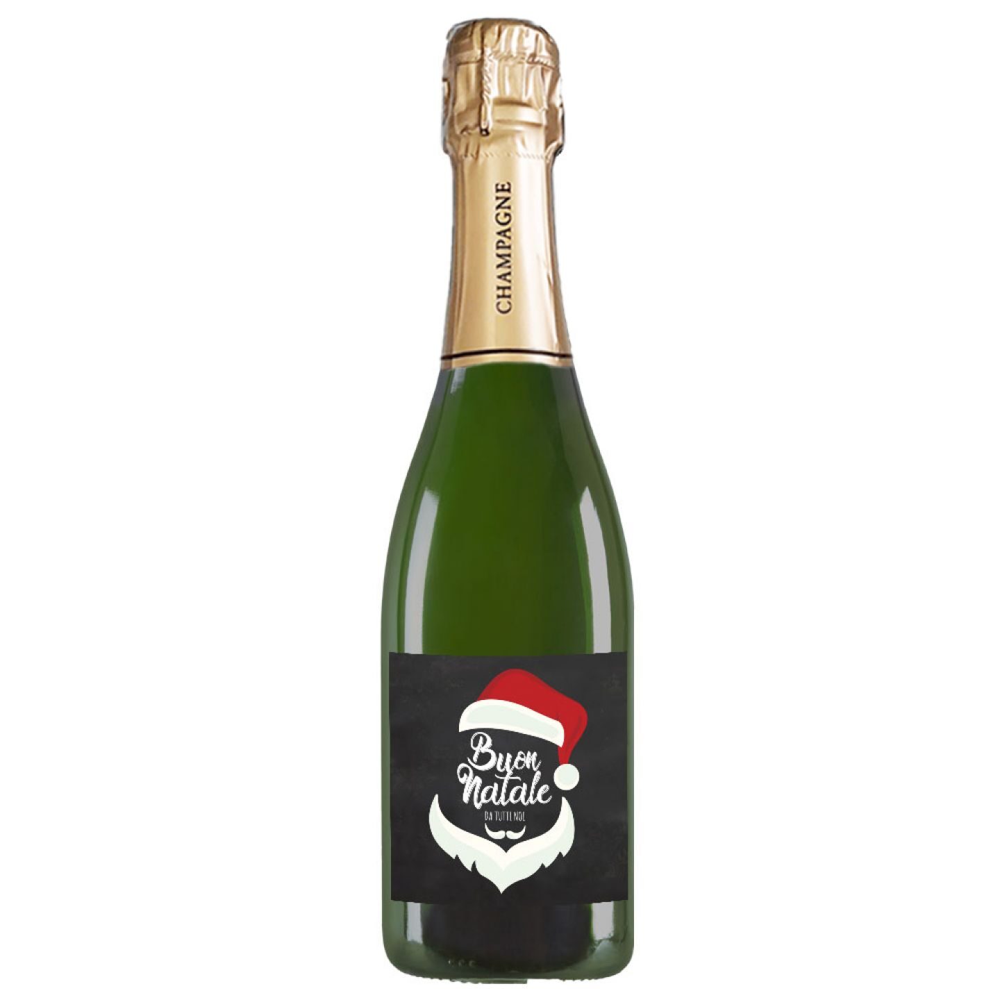 Champagne Brut - Personalized bottle for Christmas with wooden box - Image 3