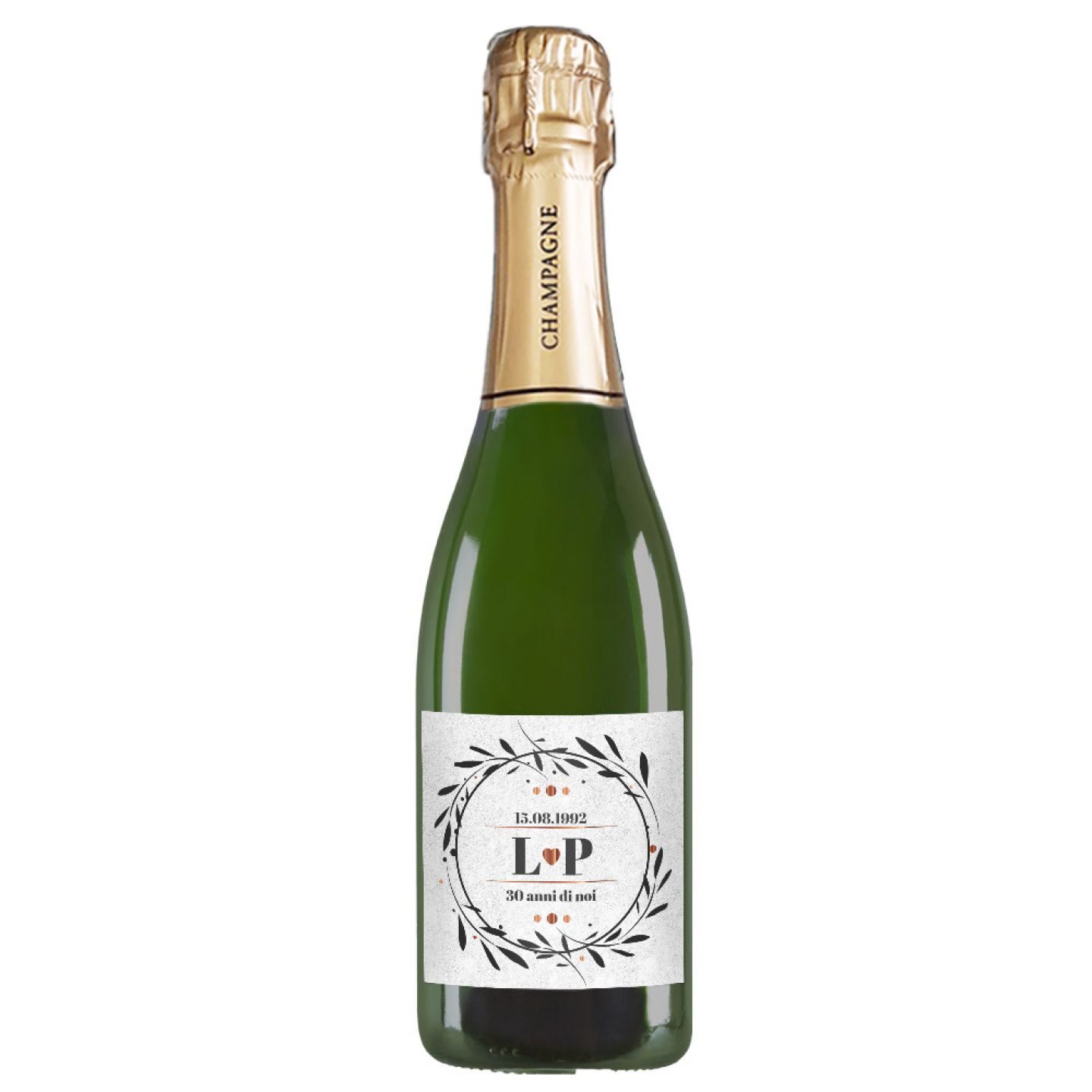 Champagne Personalizzato - idea regalo anniversario - 1