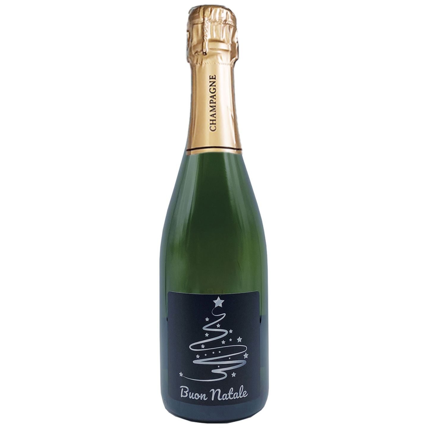 Champagne Brut - Personalized bottle for Christmas greetings - Image 2