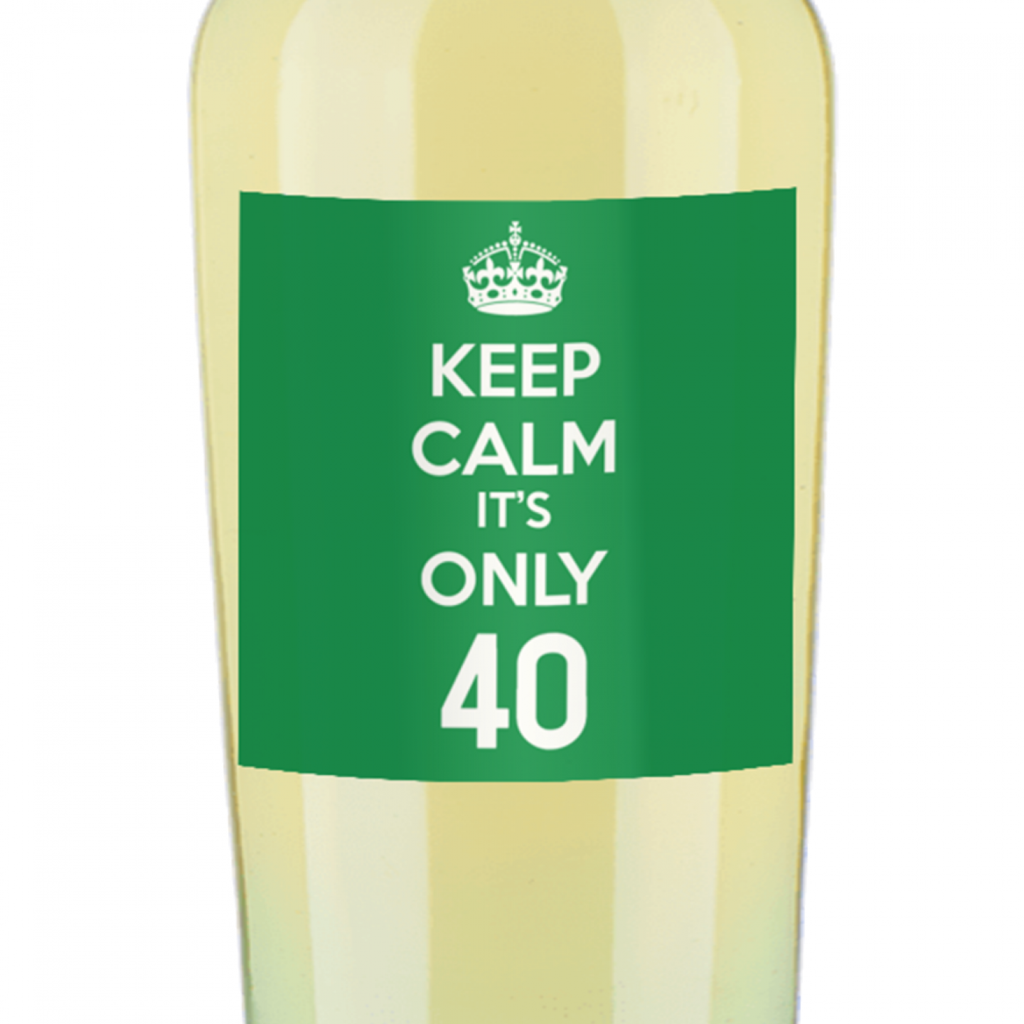 Bottiglia personalizzata idea regalo compleanno 40 anni - 1