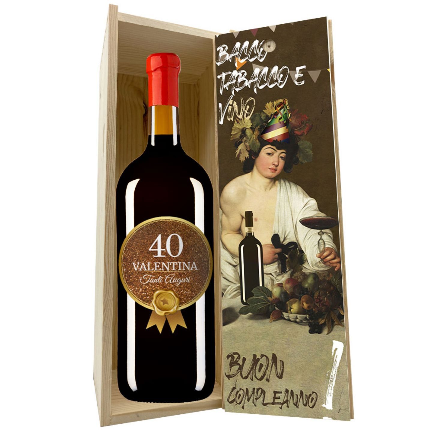 Chianti Classico 1.5 lt. - MAGNUM Personalizzato con dedica e cassetta in legno - 4