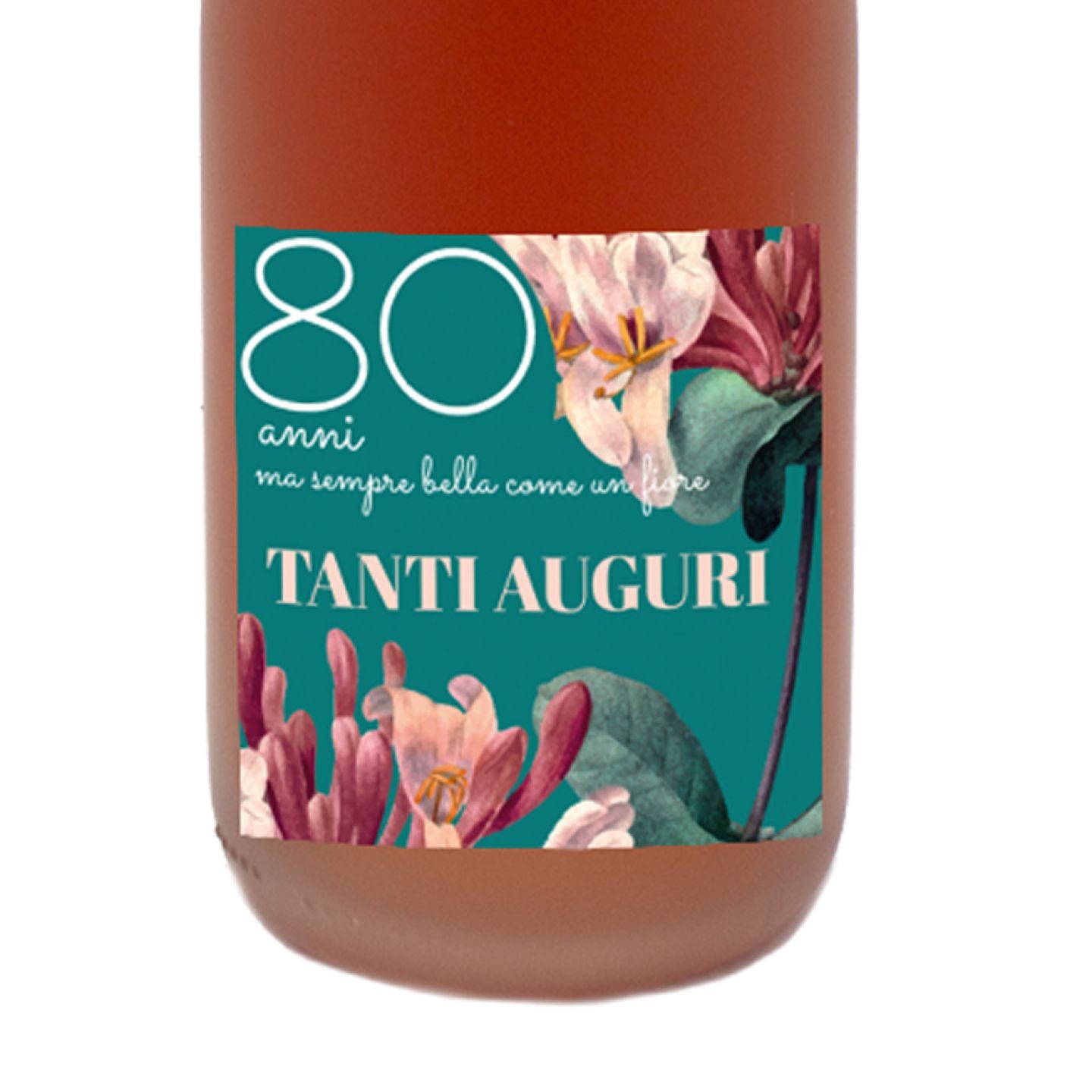 Franciacorta Brut Rosé DOCG - Idea Regalo compleanno 80 anni con cassetta in legno - 2