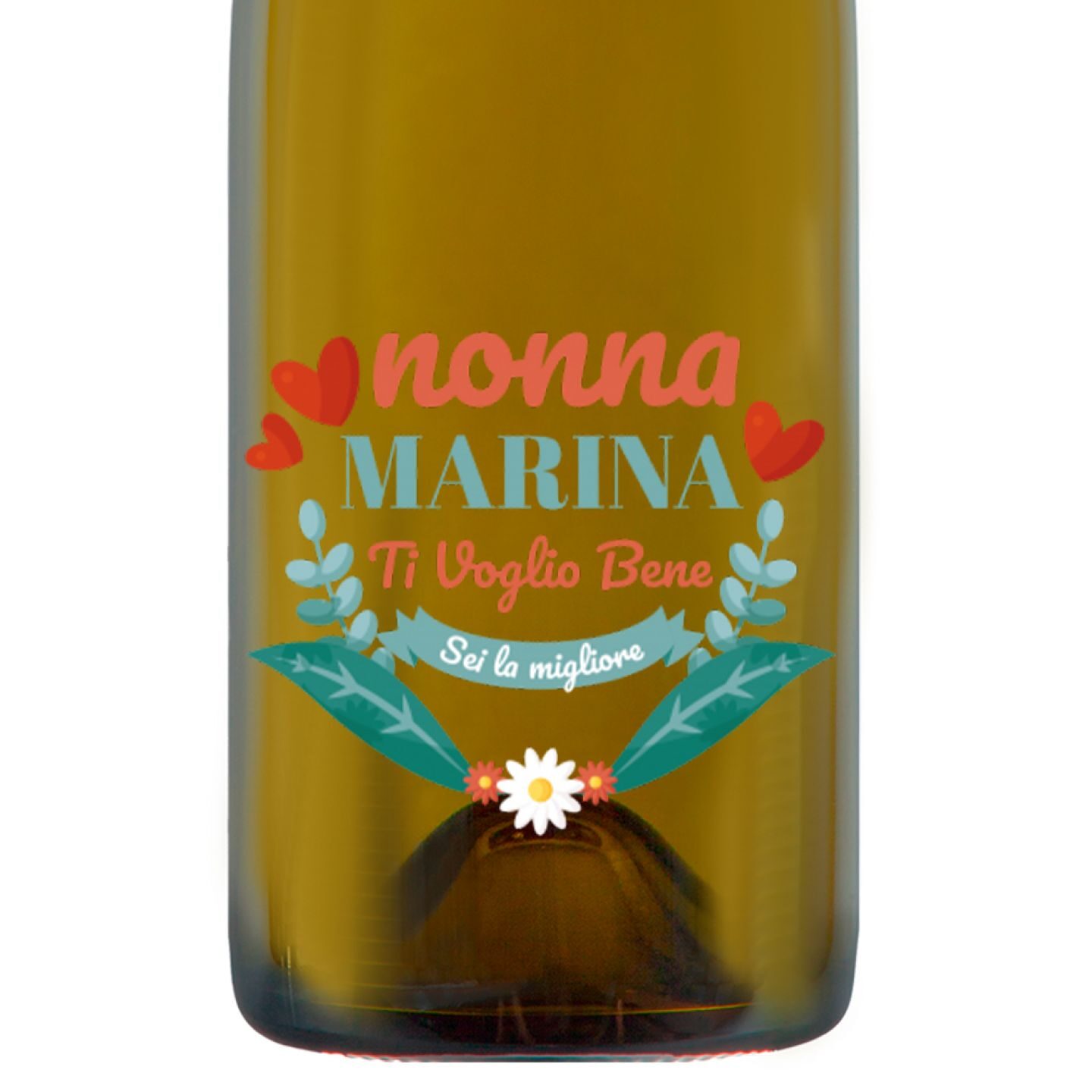 Vino personalizzato con cassetta in legno - idea regalo festa dei nonni - 2