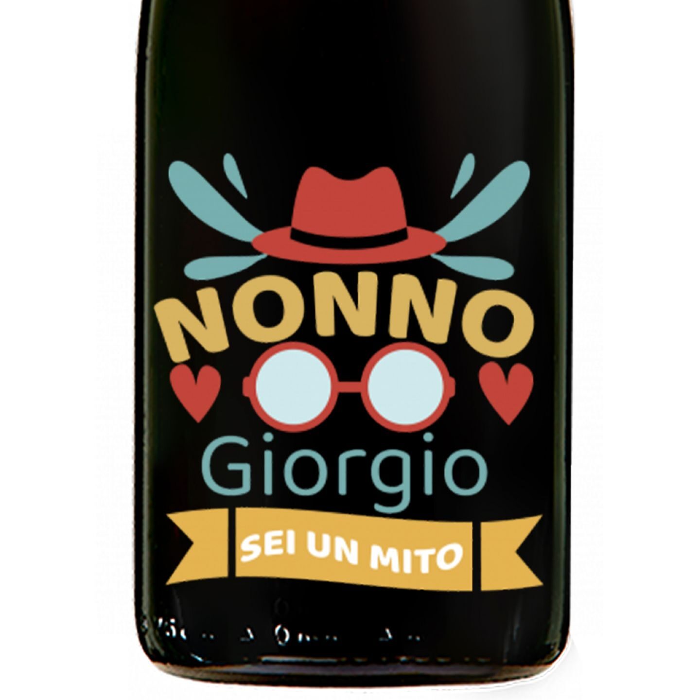 Prosecco personalizzato con cassetta in legno - idea regalo festa dei nonni - 2