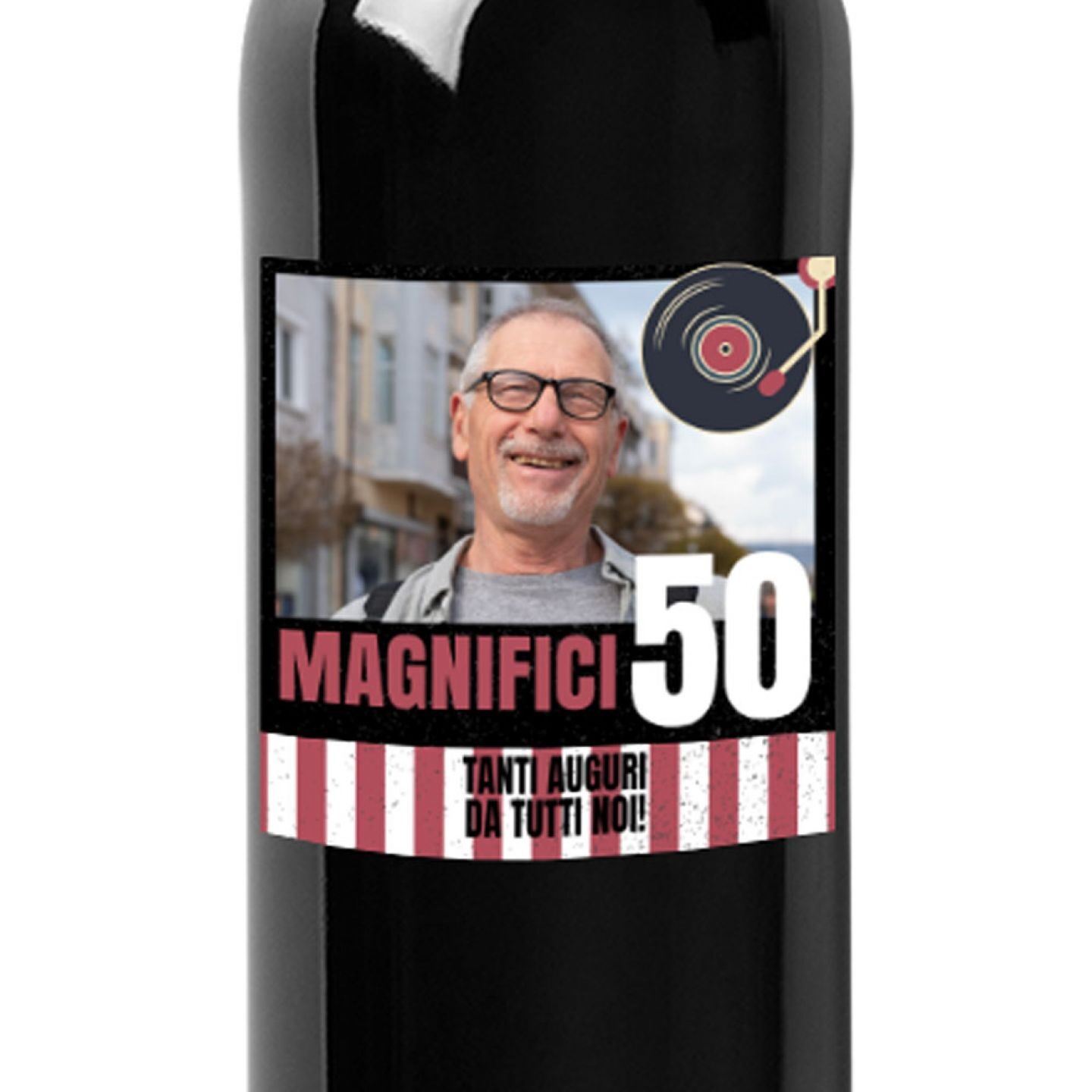 Bottiglia personalizzata e confezione - idea regalo compleanno 50 anni - 3