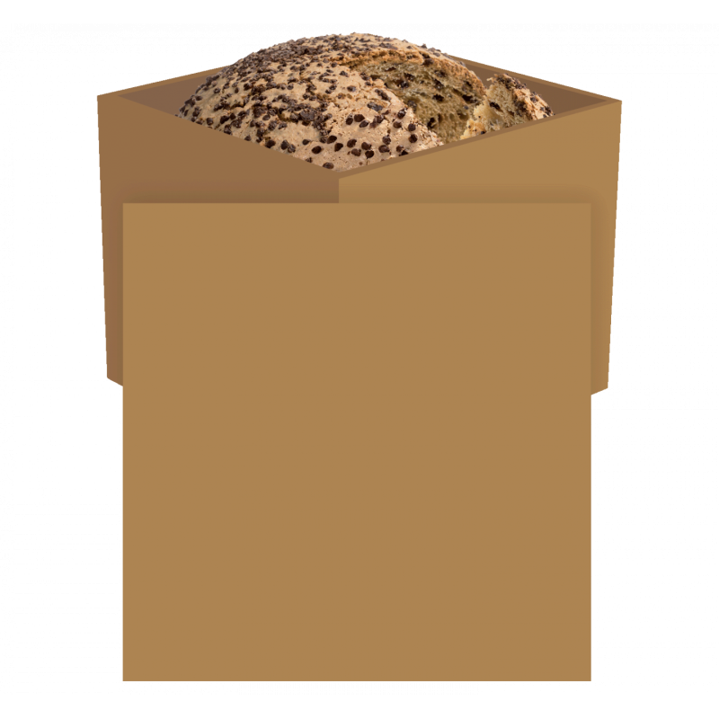 Panettone al Cioccolato - Personalizzato per Regalo di Natale