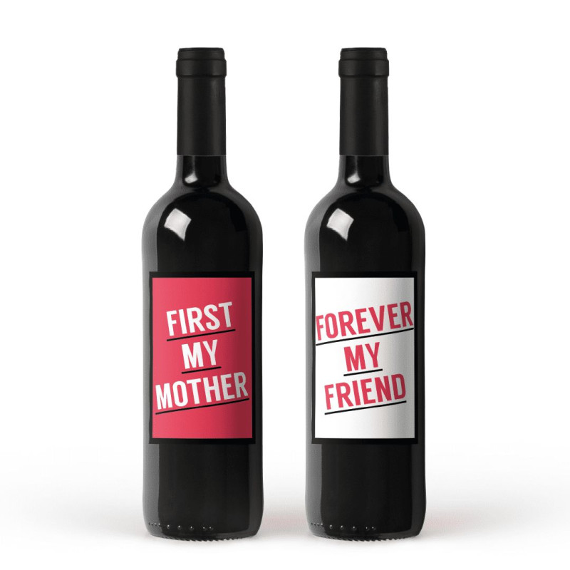 Venezia Merlot DOC – 2 bottiglie con etichetta personalizzata idea regalo per la festa della mamma