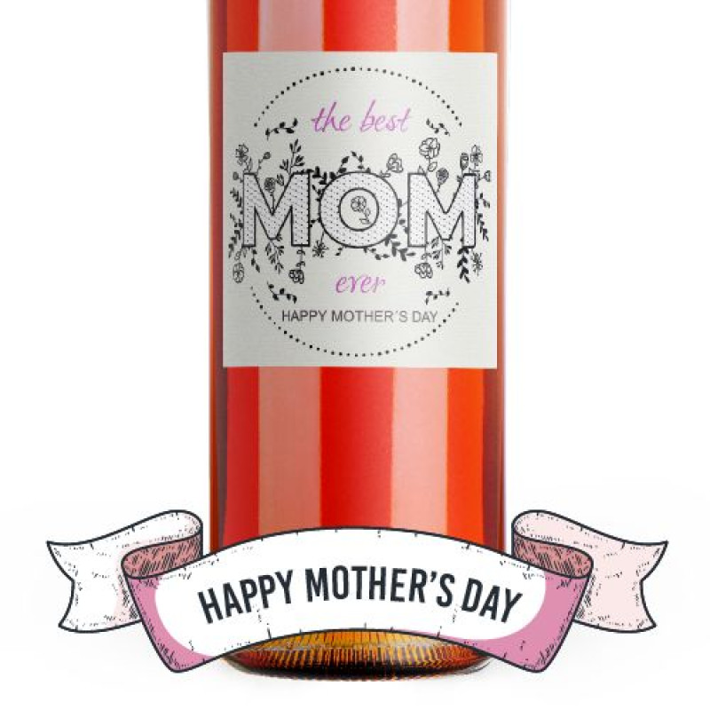 Terre Siciliane Malvasia Passito IGT – idea regalo con etichetta personalizzata per la festa della mamma